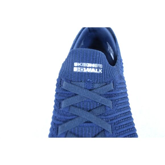 Skechers Go Walk Goga Mat Slip-on Sneakers Navy Shoes Women's  7 Model #124783 - Picture 6 of 10